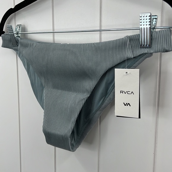 🆕NWT RVCA Salt Wash Mid Rise Medium Coverage Bikini Bottom Size Large - Picture 9 of 10